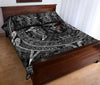 Awesome Hoodied Treble Clef And Hummingbirds Quilt Bed Set Viking HDQ029