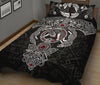 Awesome Hoodied Treble Clef And Hummingbirds Quilt Bed Set Viking HDQ034