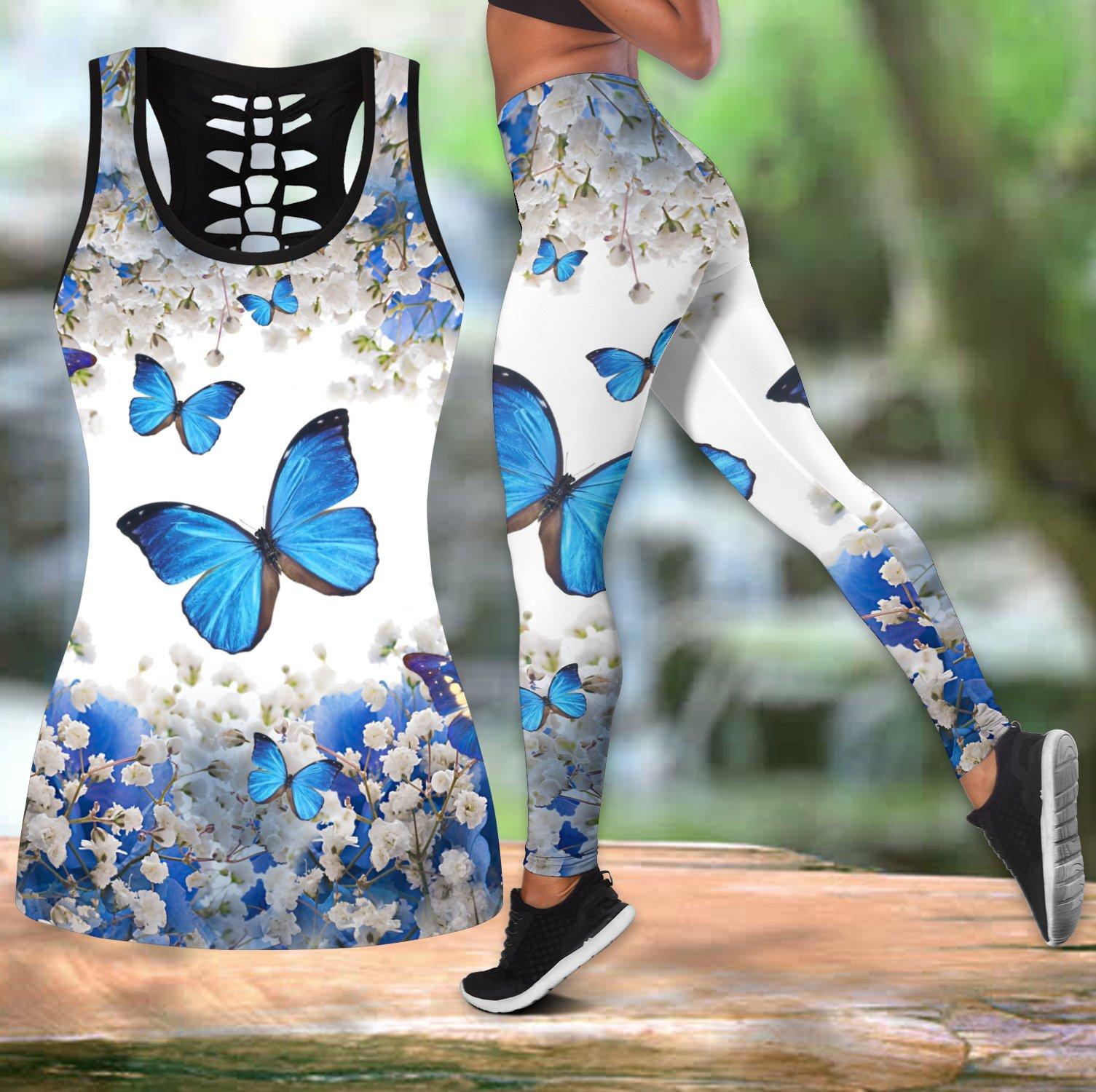 Awesome Hoodied 3 D All Over Printer Legging Butterfly HDL12