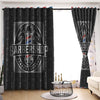 Awesome hoodie - Barber Shop Blackout Thermal Printed 3D Grommet Window Curtains THC016