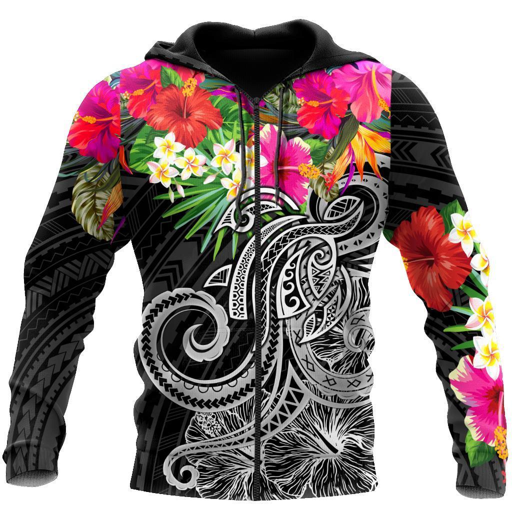 Awesome Hoodie 3D All Over Print Hibiscus And Frangipani for Men and Women Hoodie, T-Shirt, Zip Hoodies, Sweatshirt HBC118