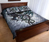 Awesome Hoodied Treble Clef And Hummingbirds Quilt Bed Set Dragon Cuble HDQ013