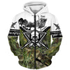 Awesome hoodie 3D ALL Print Fish Reaper Camouflage -Men and Women Zip Hoodies- ND004