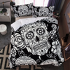 Awesome Hoodied 3D all over print New Design Halloween Roses Death&#39;s Head Bedding Sets very cool NQBS004