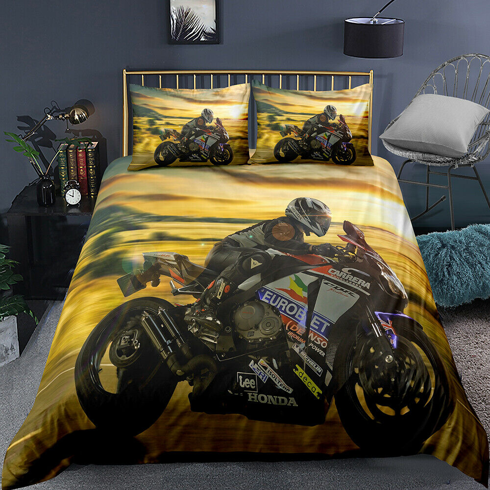 Awesome Hoodied Honda Superbike Bedding Set HBD007