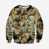 3D All Over Printed Pigeons Shirt and Shorts