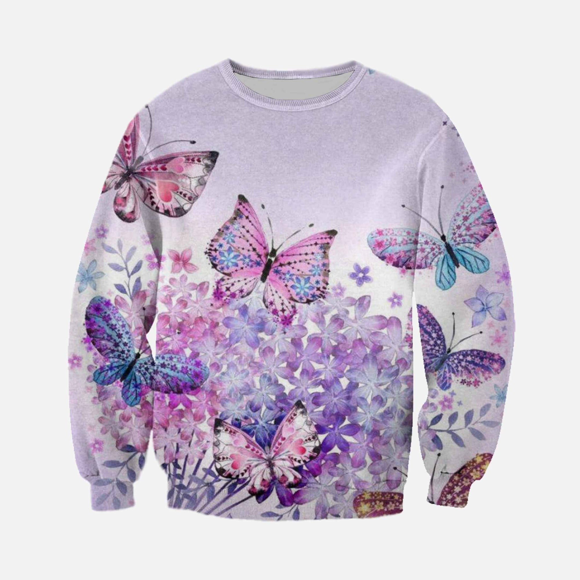 3D All Over Printed Butterflies Clothes