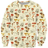 3D All Over Printing White Premium Mushroom Shirt