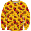 3D All Over Printing The Sunflower Bug Shirt
