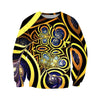 3D All Over Print Horus Eyes Motif Hoodie
