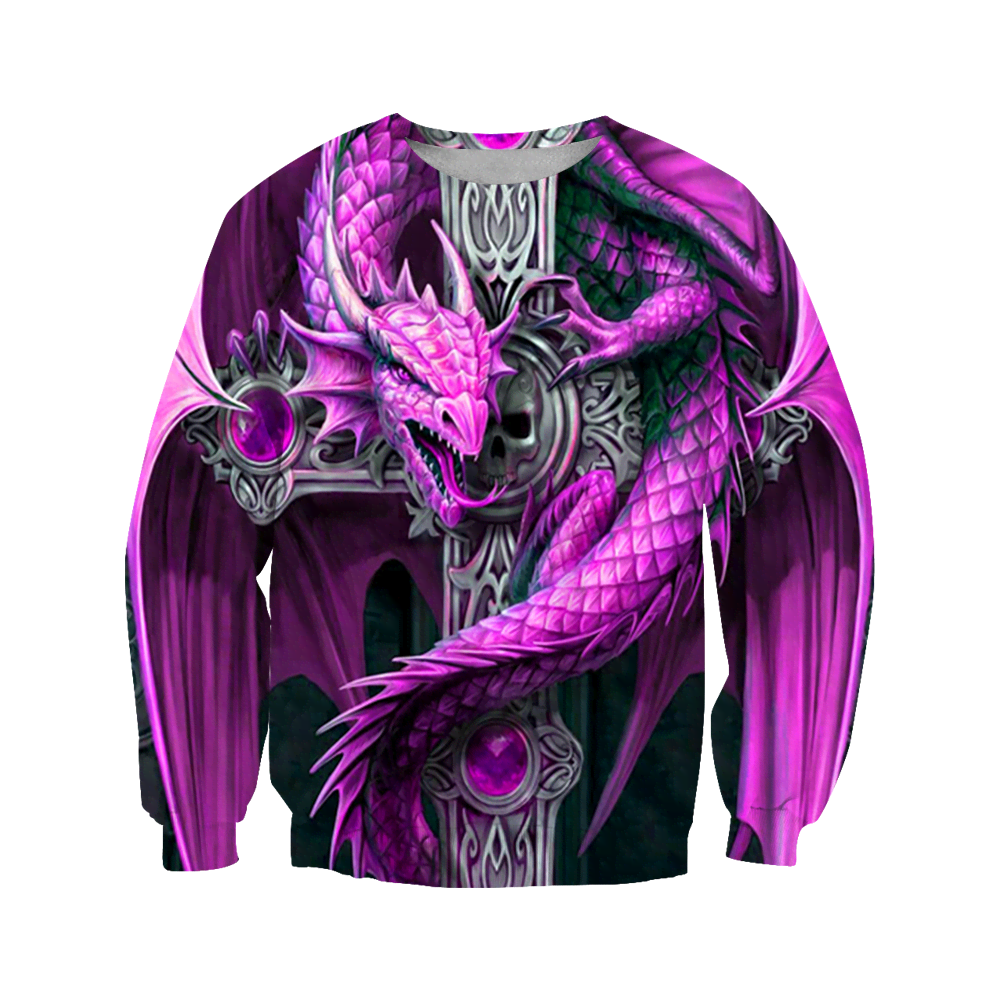3D All Over Print Dragon Hoodie