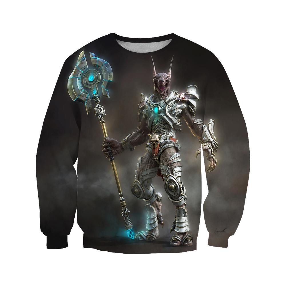 3D All Over Print Egypt God Hoodie