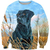 3D All Over Print Black Dog Shirts