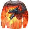 3D All Over Print Dragon Shirt