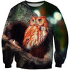 3D All Over Print Red Owl Shirts