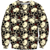 3D AOP The Skull Rose Red Shirts