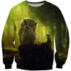 3D All Over Print Owl And Mouse Shirts