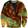 3D All Over Printing Phoenix Flying Shirts