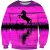 3D All Over Print Silhouette Hourse Shirts