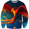 3D All Over Printing Fire Beast Phoenix