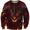 3D All Over Print Dragon Skull Shirts