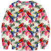 3D All Over Printing Scarlet Macaw And Flower Shirt