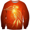 3D All Over Printing Beautiful phoenix Shirts