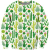 3D All Over Printing Green Cacti And Flower Hoodie