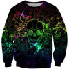 3D All Over Print Skull Hoodie
