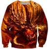 3D All Over Print Dragon Head Hoodie