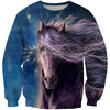 3D All Over Printing Dreamy Horse With Stars Shirts