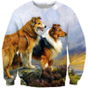 3D All Over Print Dog Art Shirts