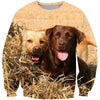 3D All Over Print Dog Labrador Shirts