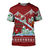 Awesome Hoodie Snowboarding Christmas for Men and Women HBC314