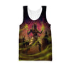 3D All Over The Egyptian gods Anubis Hoodie