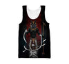 3D All Over Print Egyptian Goddesses Anubis Hoodie