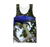 3D All Over Print Beautiful Blue Macaw Parrot Hoodie