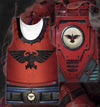 3D All OVER PRINT RED  40K ARMOR