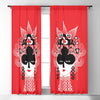 Awesome hoodied Queen Printed 3D Grommet Window Curtains - HB0009