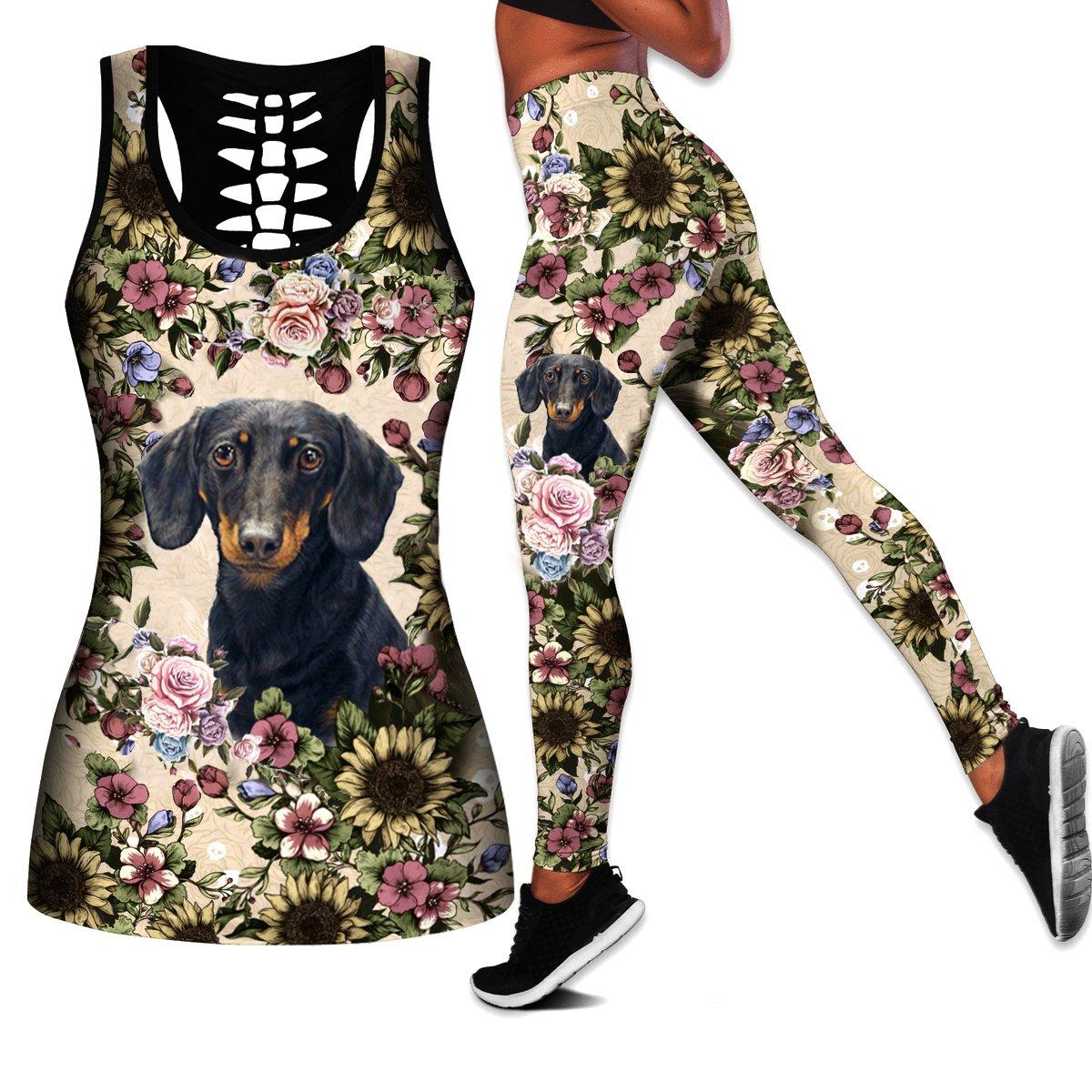 Awesome Hoodied 3D All Over Printer Legging Dog HDL16
