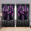 Awesome hoodied Pattern Dragon Art All Printed 3D Grommet Window Curtains - HD09