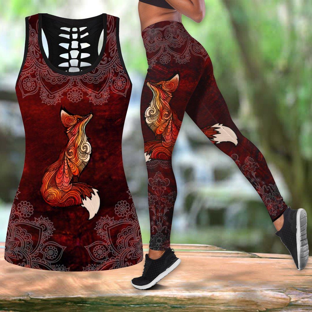Awesome Hoodied 3D All Over Printer Legging Fox  HDL20