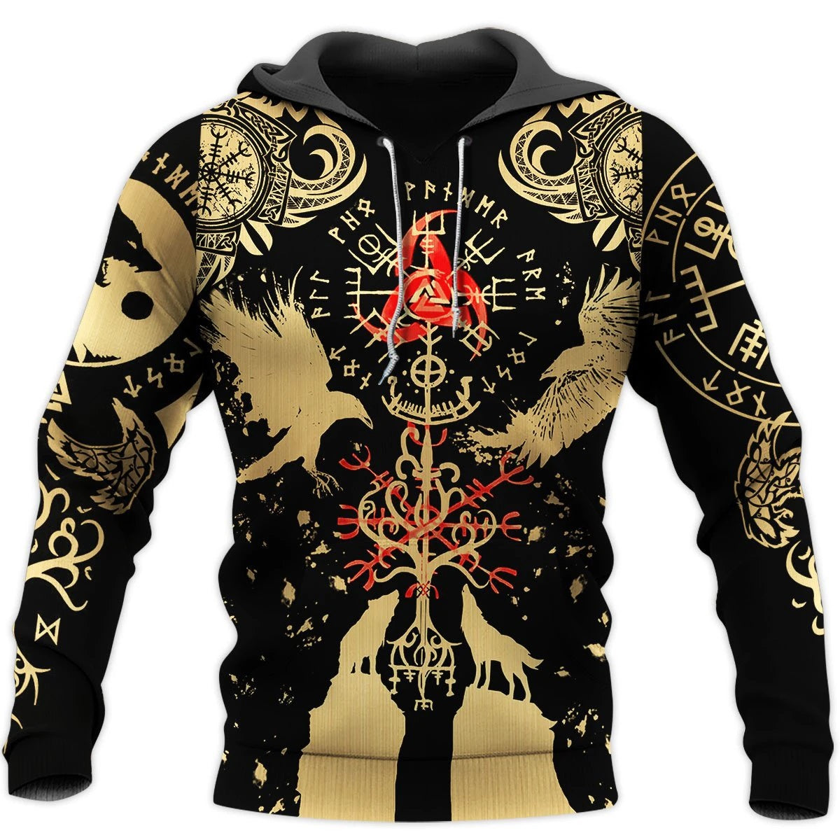 3D All Over Print  Viking Tattoo for Men and Women Hoodie, T-Shirt, Zip Hoodies, Sweatshirt VN0028