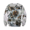 Awesome Hoodies 3D All Over Print  Animals Boar and Fox  for Men and Women Hoodie-very cool