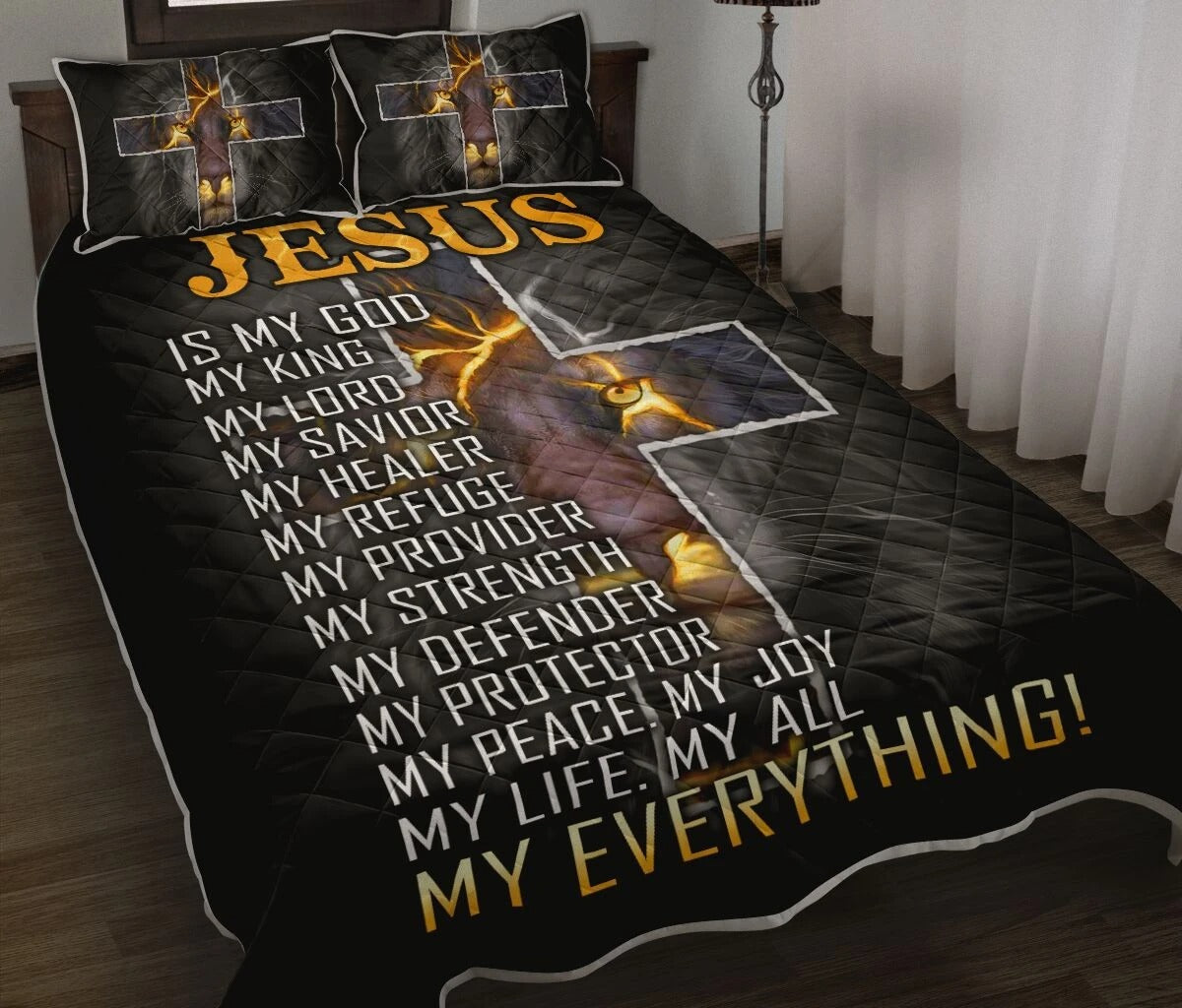 Awesome Hoodies - Jesus Easter Quilt Bedding - Cross Quilt Bedding QK31011