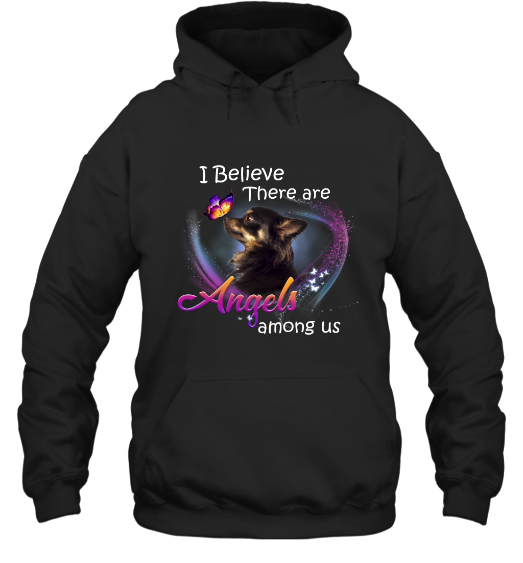 Awesome Hoodie Black Chihuahua for Men and Women HBC277