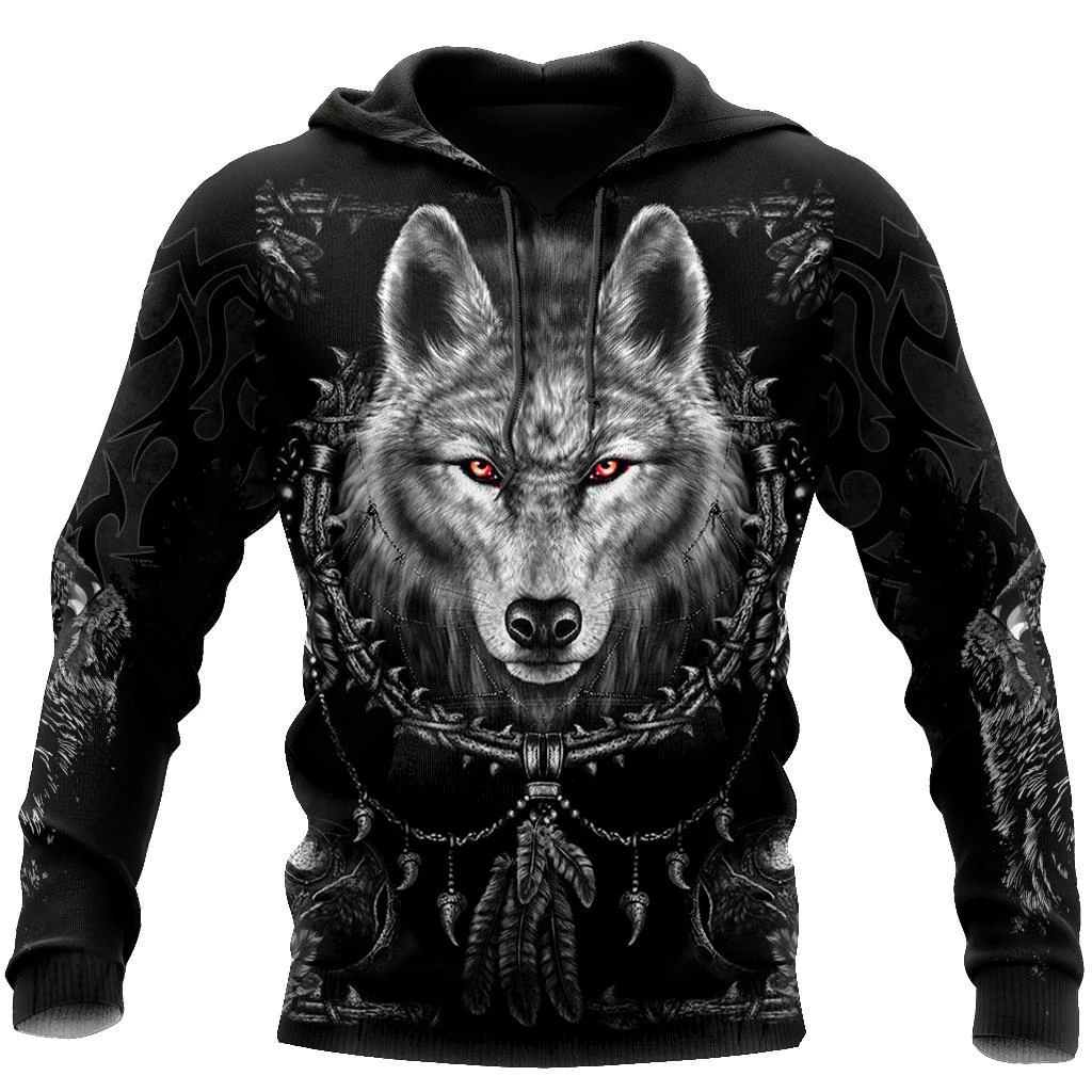 Awesome hoodie 3d all print Black Wolf for Men and Women, T-Shirt, Zip Hoodies, Sweatshirt NQ0011