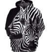 3D All Over Print Zebra Couples Shirt