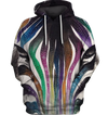 3D All Over Print Colourful Zebra Shirt