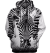 3D All Over Print Zebra Face Shirt